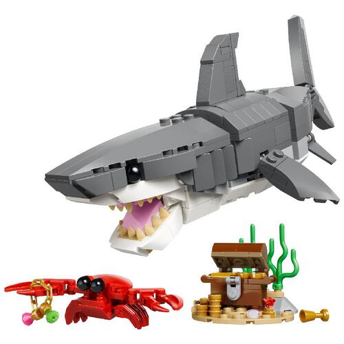 LEGO樂高創意系列 凶猛鯊魚和尋寶箱 31381
