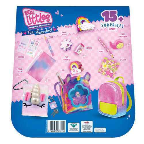 Real Littles Unicorn Journal And Bags Bundle Pack
