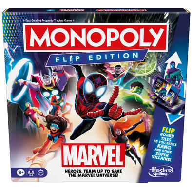 Monopoly Flip Edition Marvel