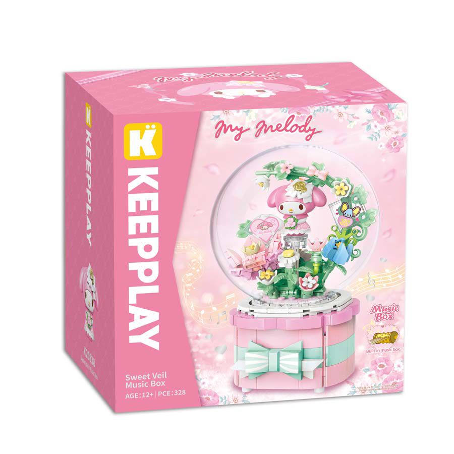 Qman Keeppley Sanrio My Melody Sweet Veil Music Box | Toys”R”Us
