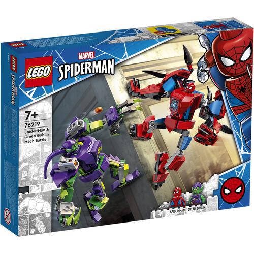 LEGO樂高漫威超級英雄系列 Spider-Man & Green Goblin Mech Battle 76219