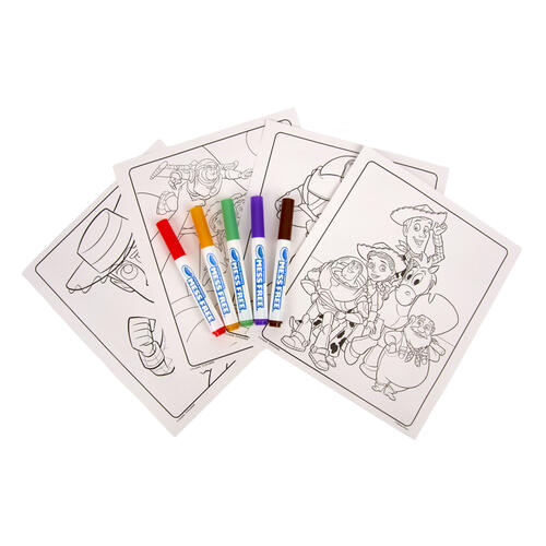 Crayola繪兒樂 反斗奇兵神奇顯色填色冊