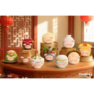 Lulu The Piggy罐頭豬 LuLu Lu家小館 - 美食探索家系列毛絨掛件 - 盲盒(單件裝)