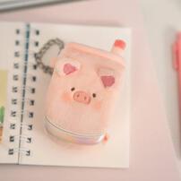 LuLu the Piggy罐頭豬 上班豬事多系列 手機毛絨鏡掛件 (Lulu)