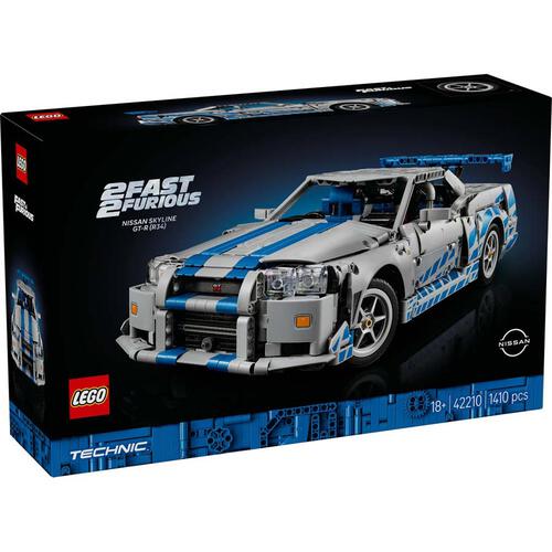 LEGO樂高機械組系列 2 Fast 2 Furious Nissan Skyline GT-R (R34) Car 42210