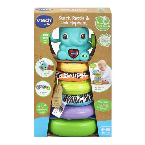 Vtech Stack, Rattle & Link Elephant