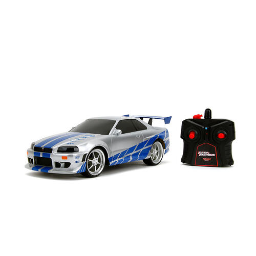 Jada 1:16 Fast & Furious R/C 2002 Nissan Skyline GT-R (BNR34)