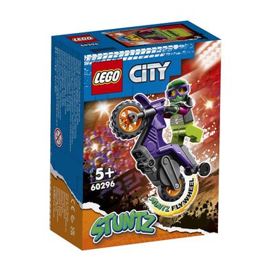 LEGO樂高城市系列 後輪平衡特技單車 60296