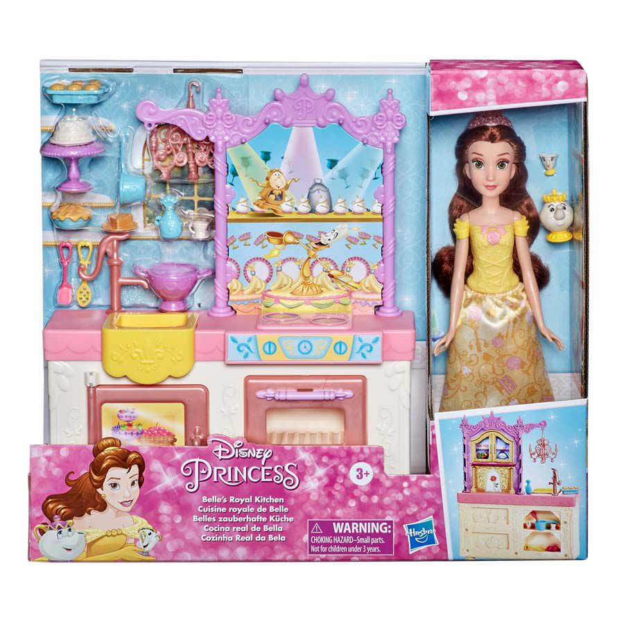 Details about   Disney Princess Belle's Royal Kitchen Play set & Doll 