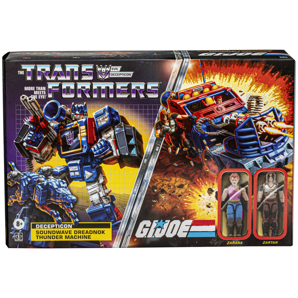 【良好品】 Transformers Collaborative Soundwave Transformers x Joe G.I. ミニカー