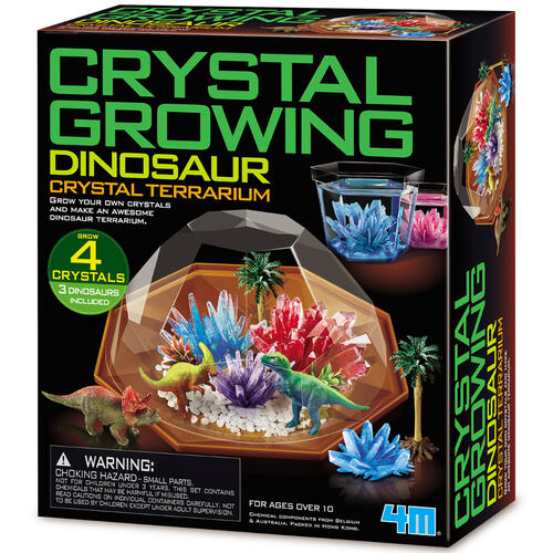 4M Dino Crystal Terrarium