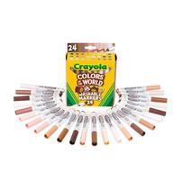 Crayola Colors Of The World 24 Color Markers
