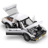 Cada Initial D 1:12 Offical Toyota Ae86 Trueno Takumi Fujiwara Brick Model