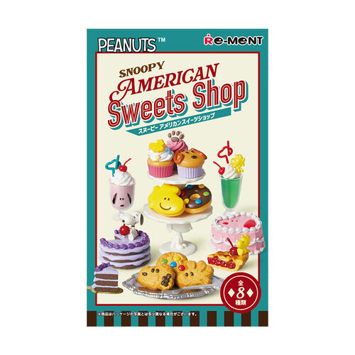 Re-ment Snoopy American Sweets Shop - Blind Box (1 Pc)
