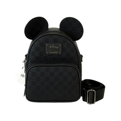 Loungefly Disney Mickey Ear Evergreen Convertible Crossbody Bag