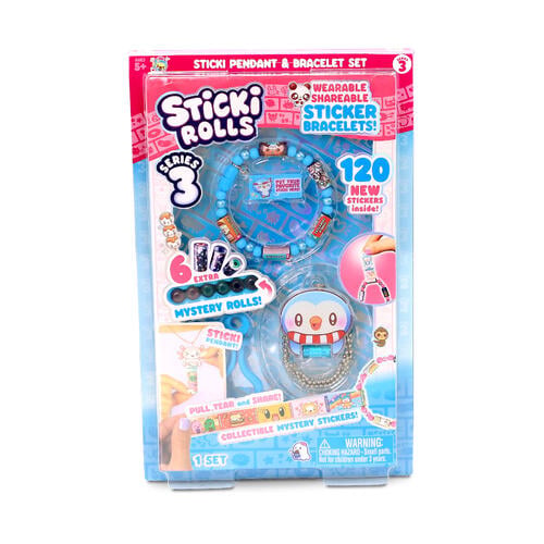 Sticki Rolls系列 3 Sticki 吊墜 - 隨機發貨 (單件裝)
