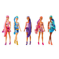 Barbie芭比 驚喜造型娃娃拼布變色系列 - 隨機發貨