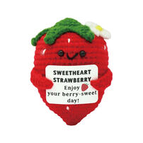 playpop Diy Crochet Keyring - Strawberry