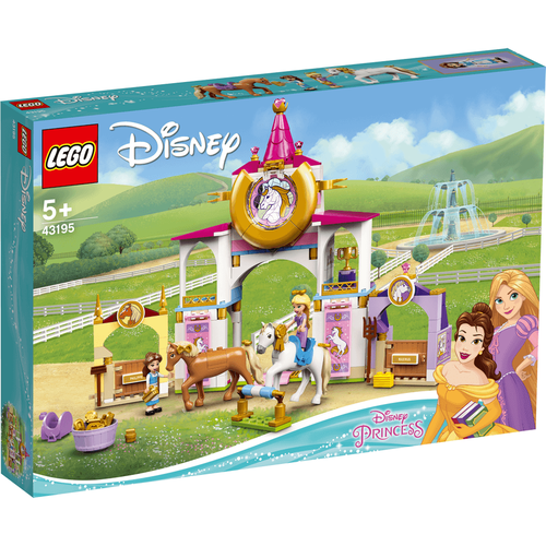 LEGO樂高 貝兒和長髮公主的皇家馬廄 43195