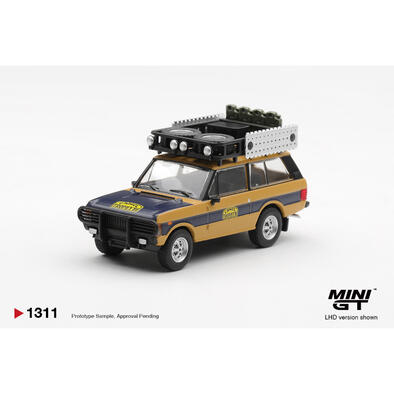 (網店預購) MINI GT Range Rover 1981 Camel Trophy Sumatra N.Sudmann & F.Hofmann / Blister Packaging (預計2026年9月發貨)