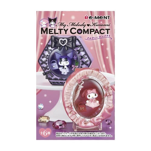 Re-ment My Melody & Kuromi Melty Compact - Blind Box (1 Pc)