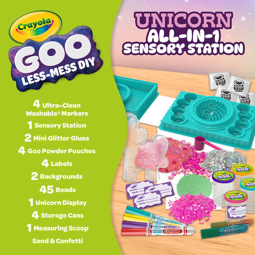 Crayola繪兒樂 Goo 獨角獸多功能感官遊玩套裝