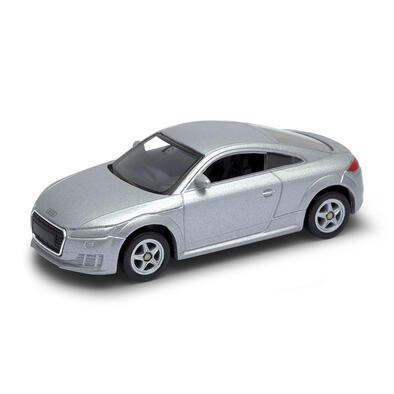 Speed City極速都市 授權模型車 Audi TT Coupe 銀色