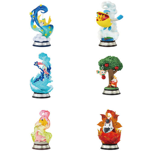 Re-ment 精靈寶可夢搖擺裝飾系列3盲盒單件裝 - 隨機發貨