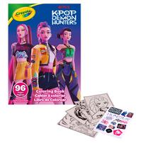 Crayola K-Pop Demon Hunters Coloring Book 96 Pages