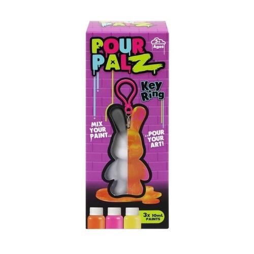 Pour PalZ 迷你彩繪兔兔匙扣  - 隨機發貨 (單件裝)
