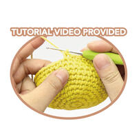 playpop Diy Crochet Keyring - Lemon