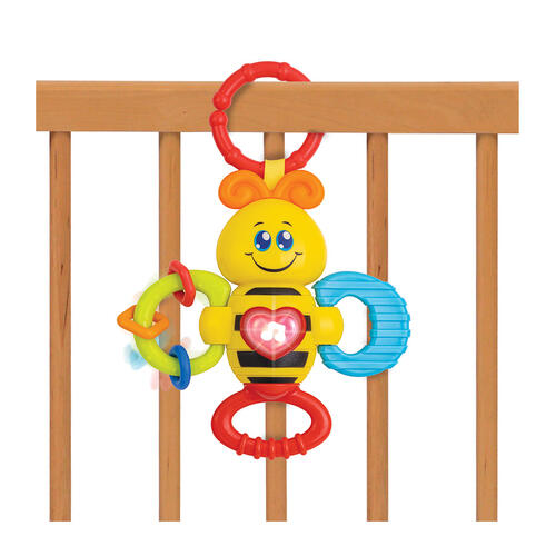 playpop Light-Up Twist Rattle-Bee