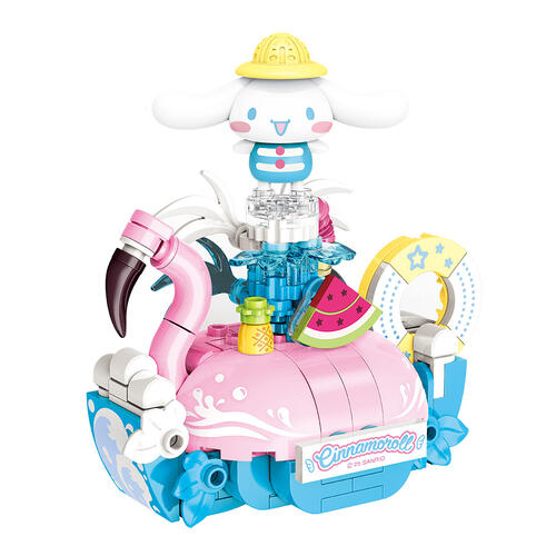 Qman Keepplay Sanrio Cinnamoroll 夏日泳池派對造型積木