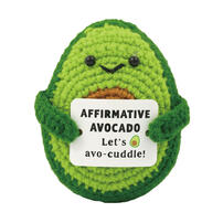 playpop Diy Crochet Keyring - Avocado