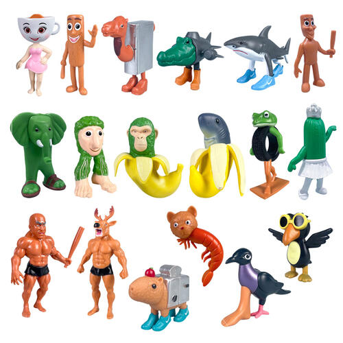 Italian Brainrot 5 Inch Figure In Card - Assorted (1Pc)