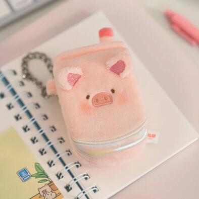 LuLu the Piggy罐頭豬 上班豬事多系列 手機毛絨鏡掛件 (Lulu)