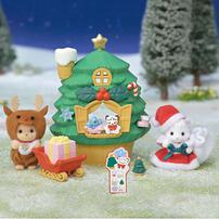 Sylvanian Families Baby Santa's Christmas Tree Houese