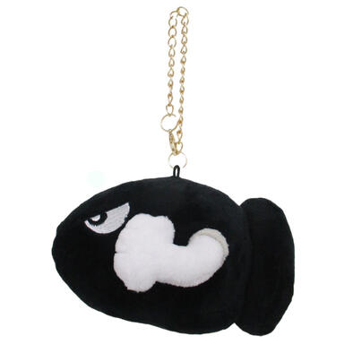 Nintendo任天堂 超級瑪利歐毛公仔鎖匙扣 - 炮彈刺客