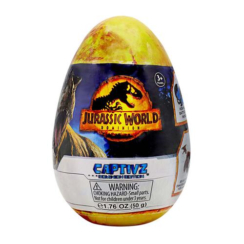 Jurassic World Captivz Dominion Edition - Slime Egg Surprise 12 Pieces - Assorted