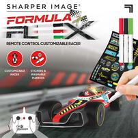Sharper Image  Toy RC Formula Flex Racer Doodle - Red and White