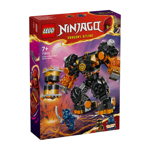 LEGO Ninjago Cole's Elemental Earth Mech 71806