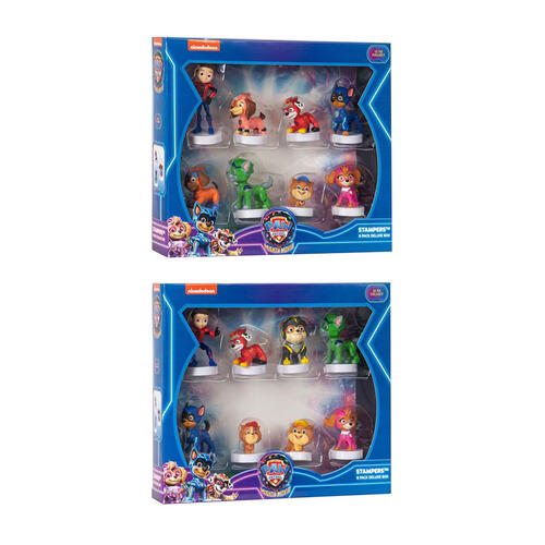 Paw Patrol The Mighty Movie Figure Stampers 8 Pack - Assorted