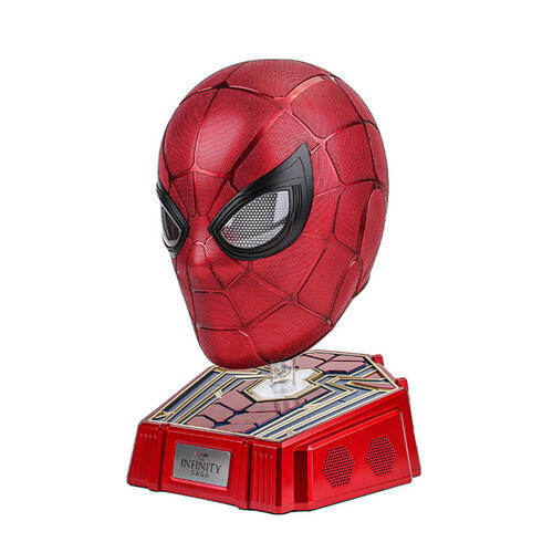 Marvel 1:1 Collectible Iron Spider Wearable Helmet With Bluetooth Speaker