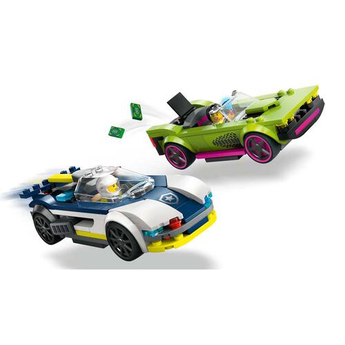 LEGO樂高城市系列 警車和肌肉車追逐戰 60415