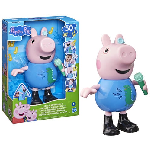 Peppa Pig粉紅豬小妹 講笑話和唱歌George模型