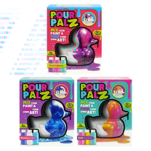 Pour PalZ Large Paint Rubber Duck - Assorted (1 Pc)