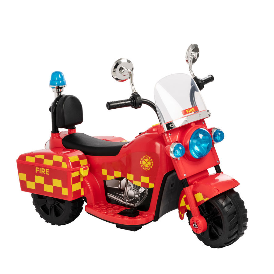 6v ride on online fire engine bike