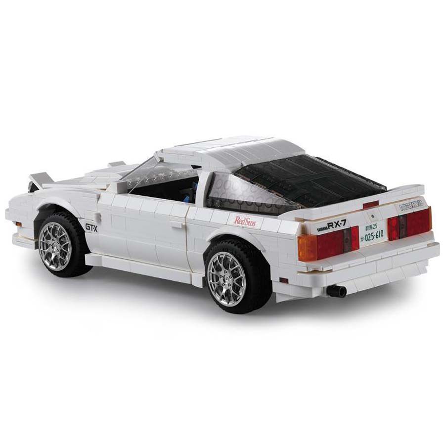 Cada Initial D 1 12 Official Mazda Rx 7 Fc3S Brick Model Toys