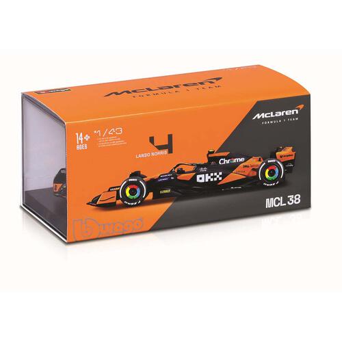 Bburago比美高 1:43 麥拿侖 F1 Mcl38
