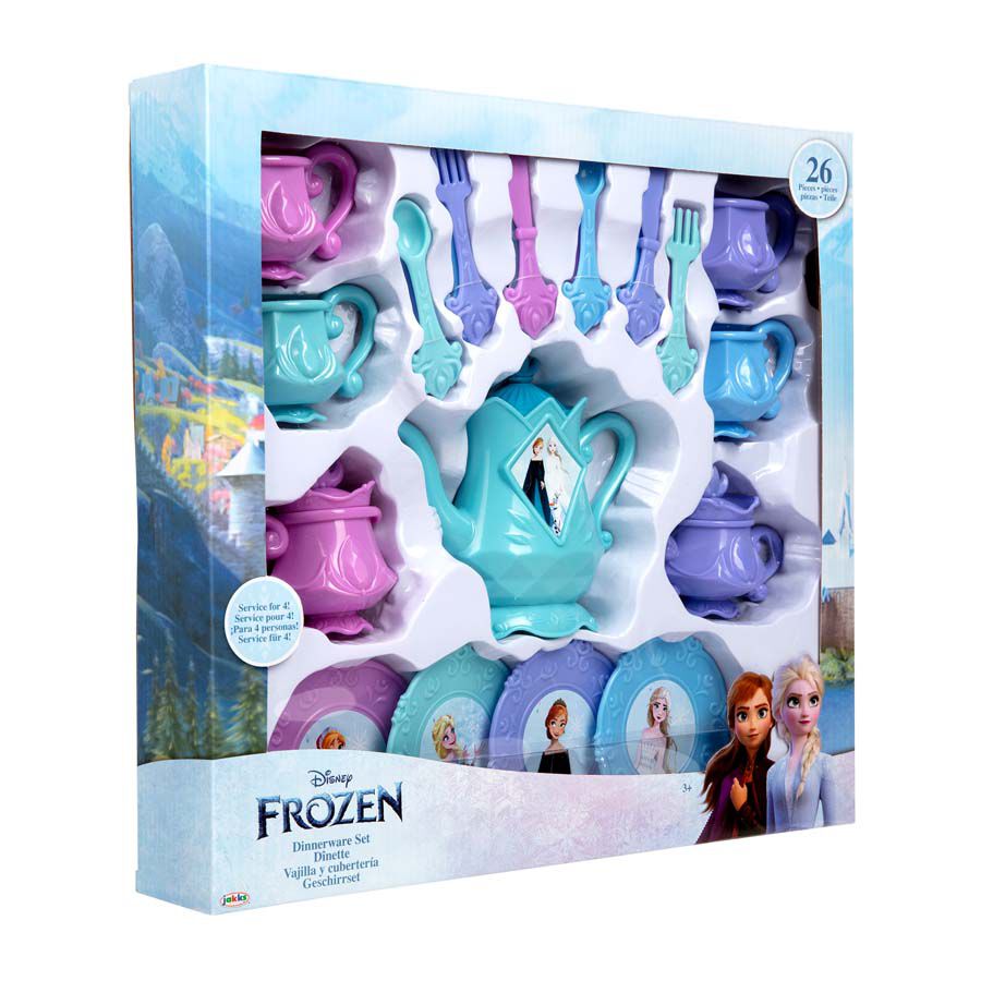 Frozen dinnerware set top